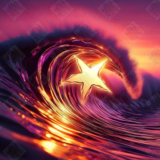 The Wave That Carried A Star by Stellar Designz
