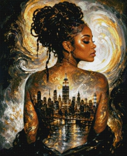 The City She Carries by M.E. Divine Arts (90 Colors)