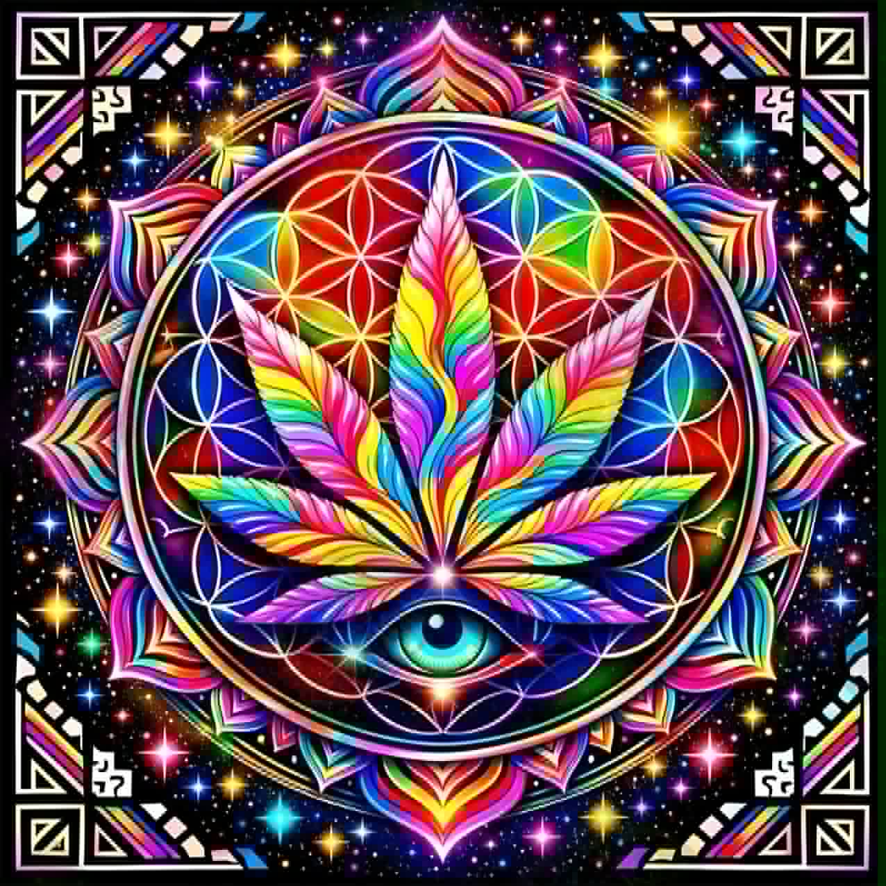 Third Eye Bloom by Theresa Raymer (Starting At 90 Colors)