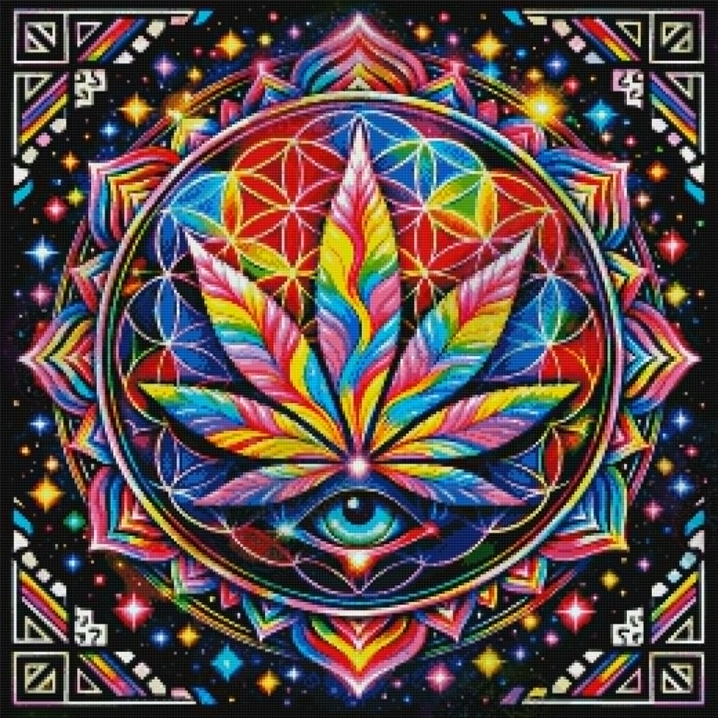 Third Eye Bloom by Theresa Raymer (Starting At 90 Colors)