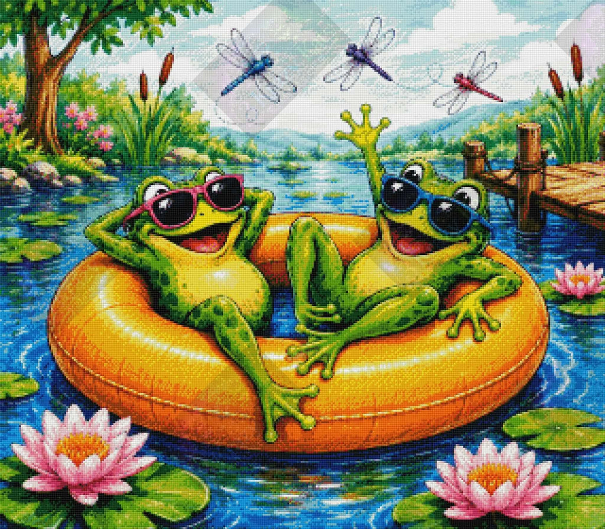 Toadally Chillin' by Theresa Raymer (Starting At 90 Colors)