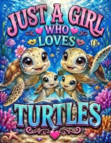 Turtlely In Love by M.E. Divine Arts (Starting At 90 Colors)