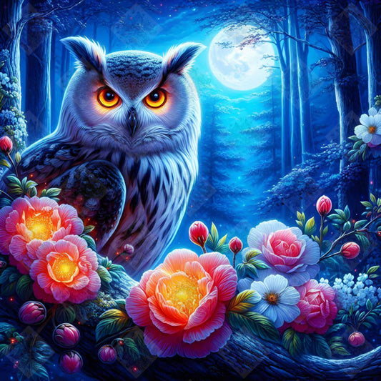 Watcher Of The Moonlit Bloom by Theresa Raymer