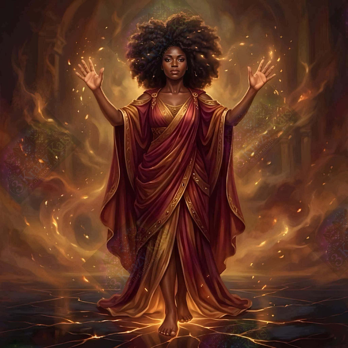 When The Fire Answered by Stellar Designz (Starting At 80 Colors)