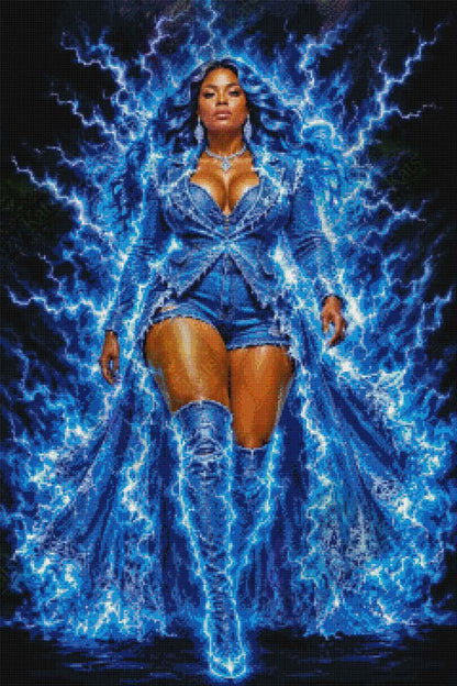 When Lightening Walks by M.E. Divine Arts (Starting At 70 Colors)