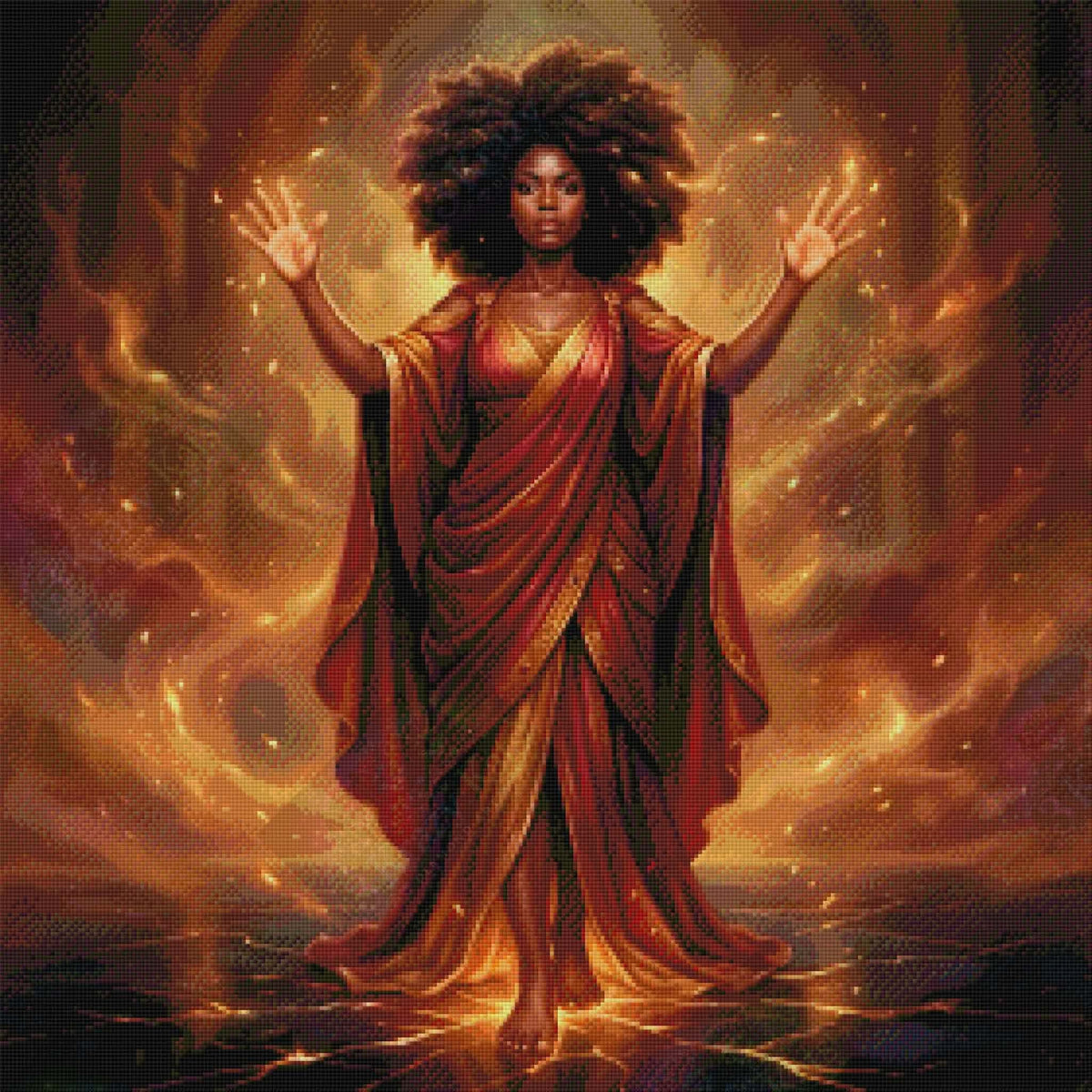 When The Fire Answered by Stellar Designz (Starting At 80 Colors)