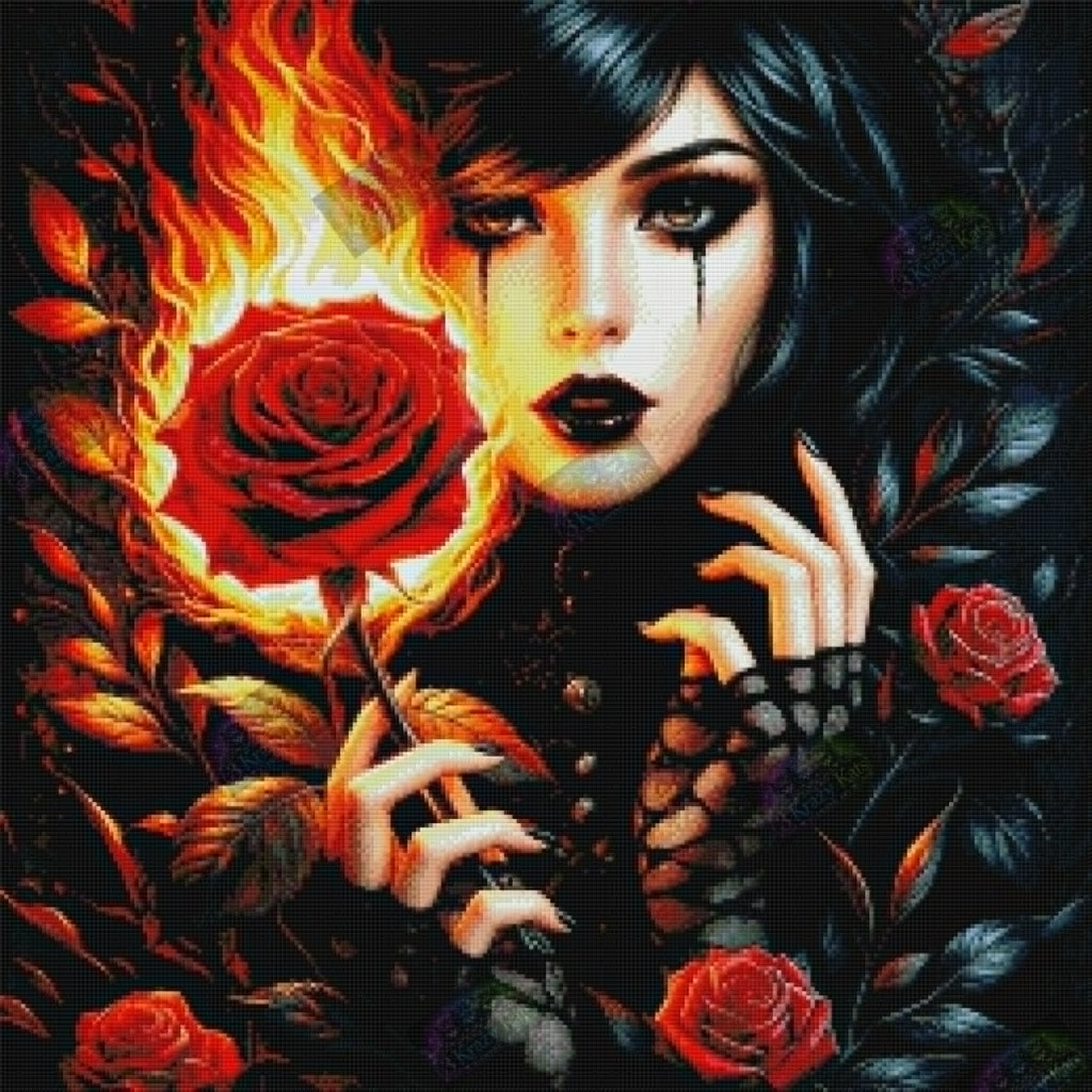 Where Fire Learns To Bloom by Taza Creations (Starting At 65 Colors)