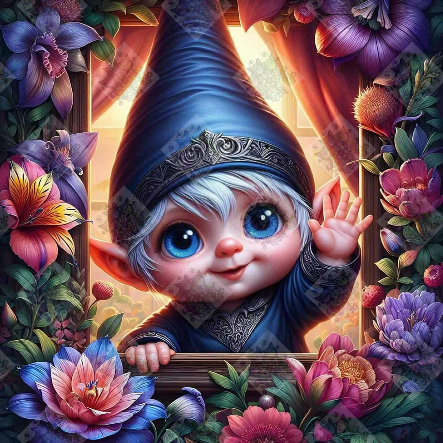 Whimsy In The Window by Taza Creations