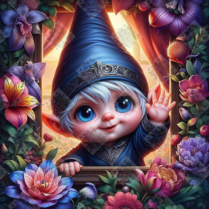 Whimsy In The Window by Taza Creations