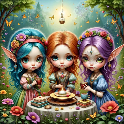 Whimsy Of The Woodland Sisters by Cindy Emery