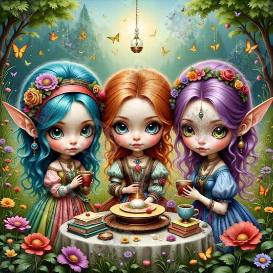 Whimsy Of The Woodland Sisters by Cindy Emery