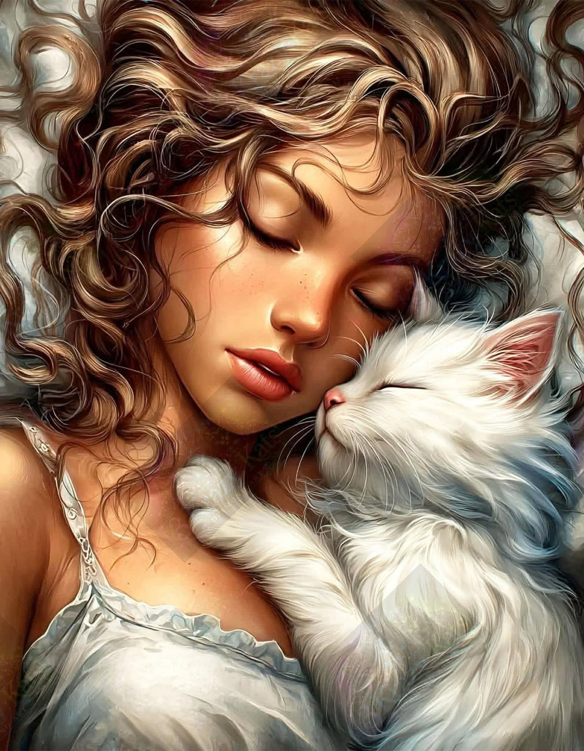 Whiskers & Sweet Dreams by ChrisP Designs (Starting At 90 Colors)