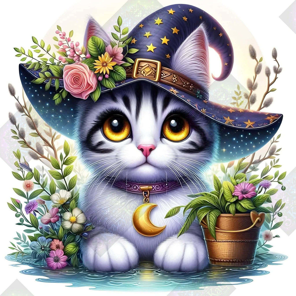 Whiskers & Witchcraft by Taza Creations (Starting At 90 Colors)