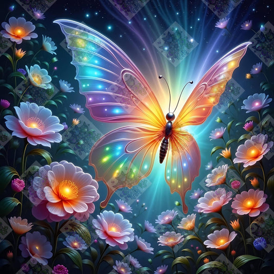 Wings Of The Aurora Bloom by Cindy Emery