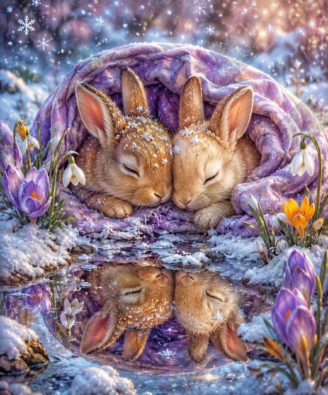 Winter's Tender Promise by M.E. Divine Arts (Starting At 90 Colors)