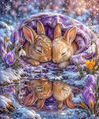 Winter's Tender Promise by M.E. Divine Arts (Starting At 90 Colors)