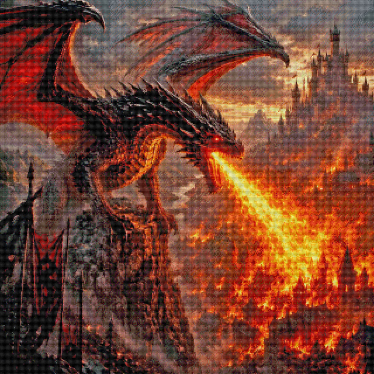 Wrath Of The Dragon by Stellar Designz (Starting At 85 Colors)